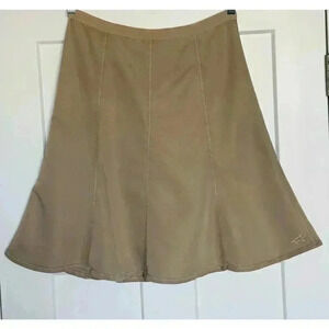 Horny Toad Khaki A-Line Knee Length Skirt Size 4